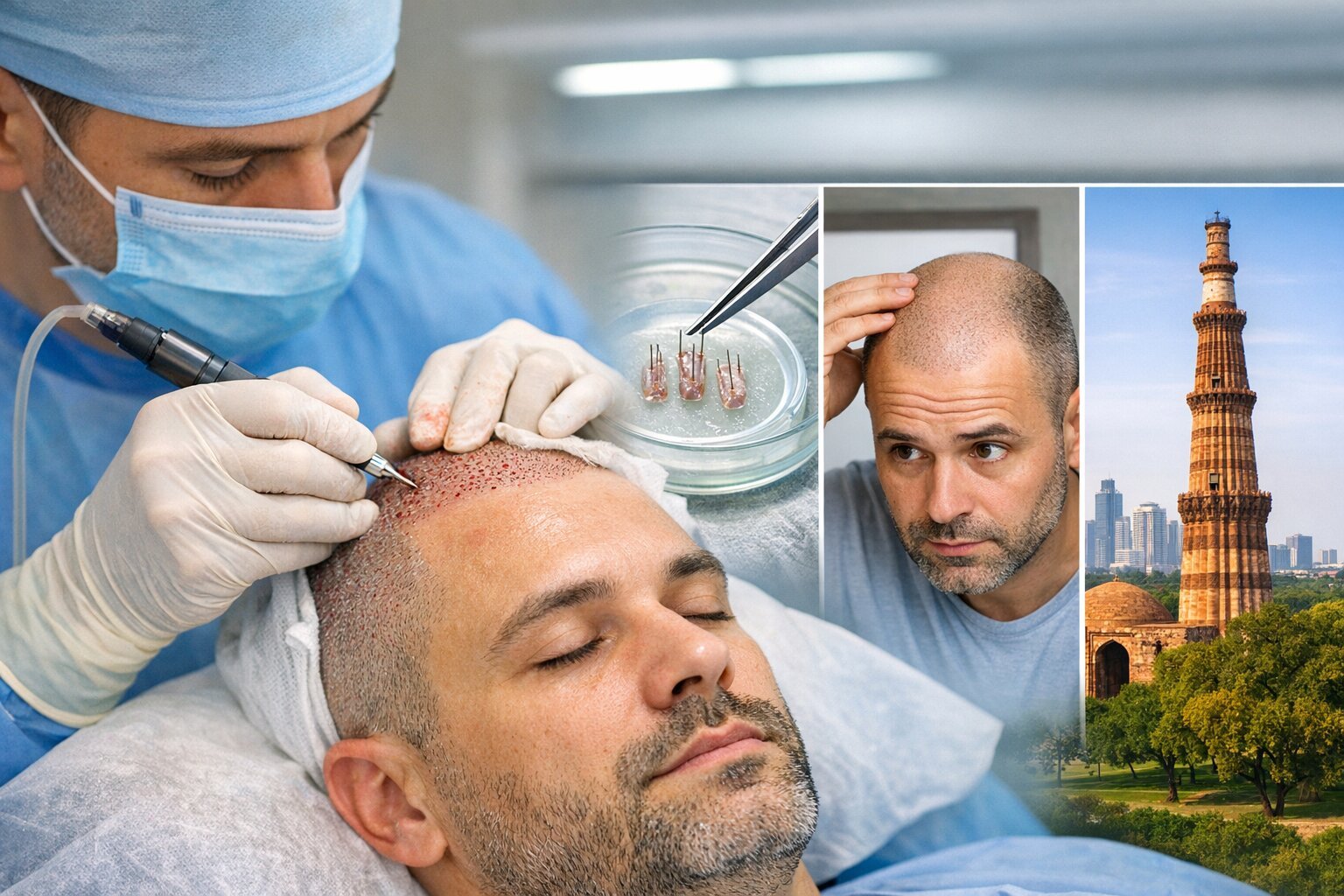 Risk and Safety of Hair Transplant in Delhi