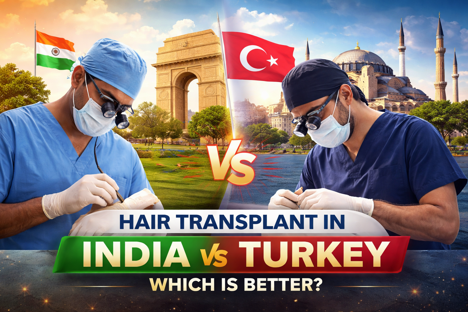 Hair Transplant in India vs Turkey – Which is Better?