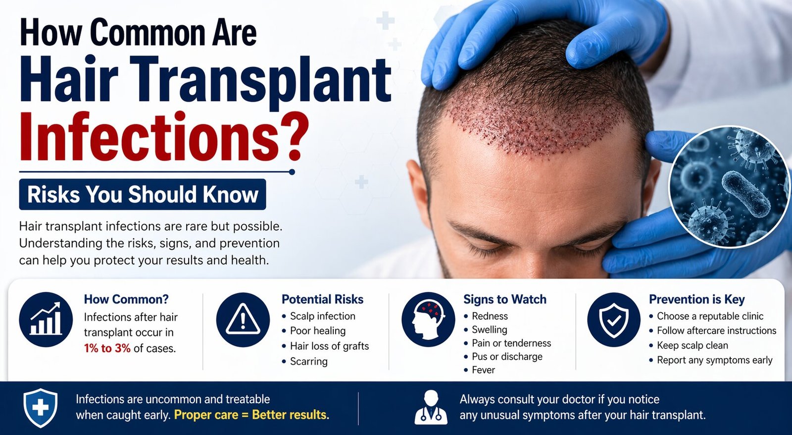 How Common Are Hair Transplant Infections? Risks You Should Know
