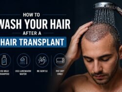 How to Wash Your Hair After a Hair Transplant